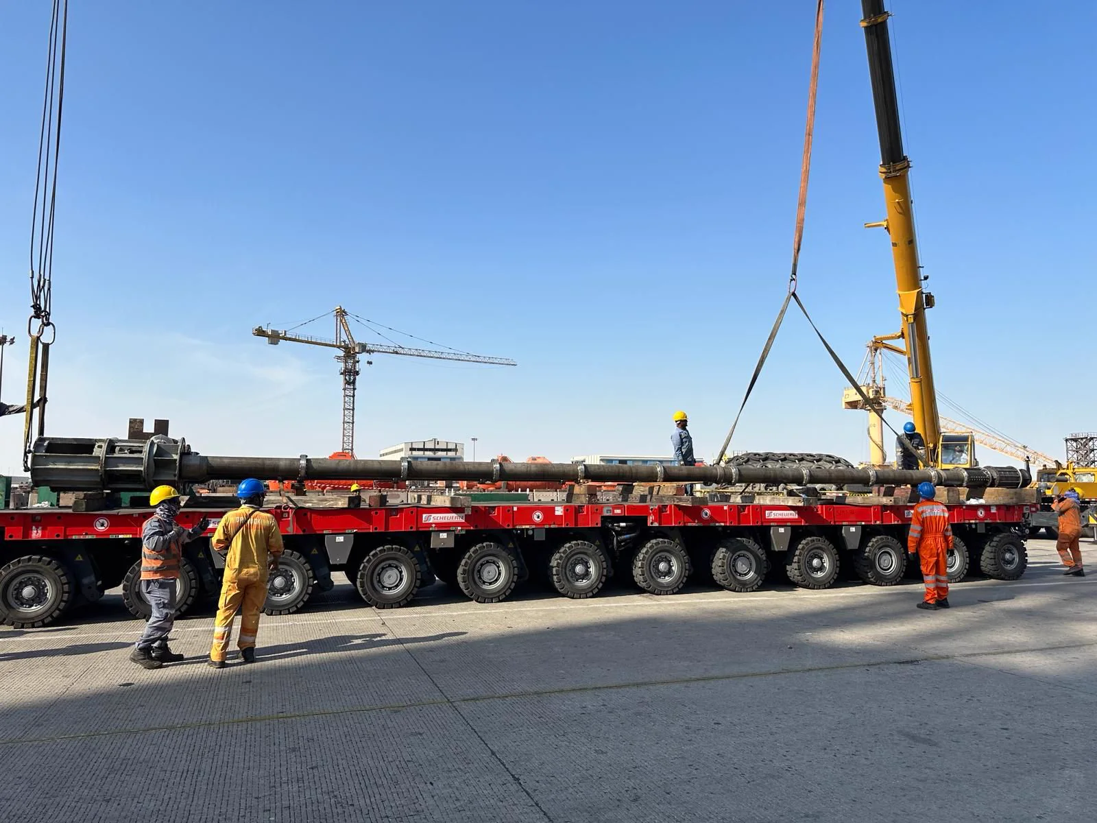 Cargo pump lifting and transport operation
